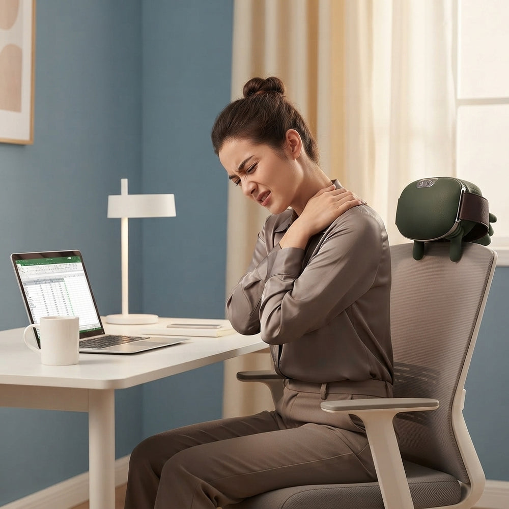 2026 Heated Neck and Shoulder Massager – The REX